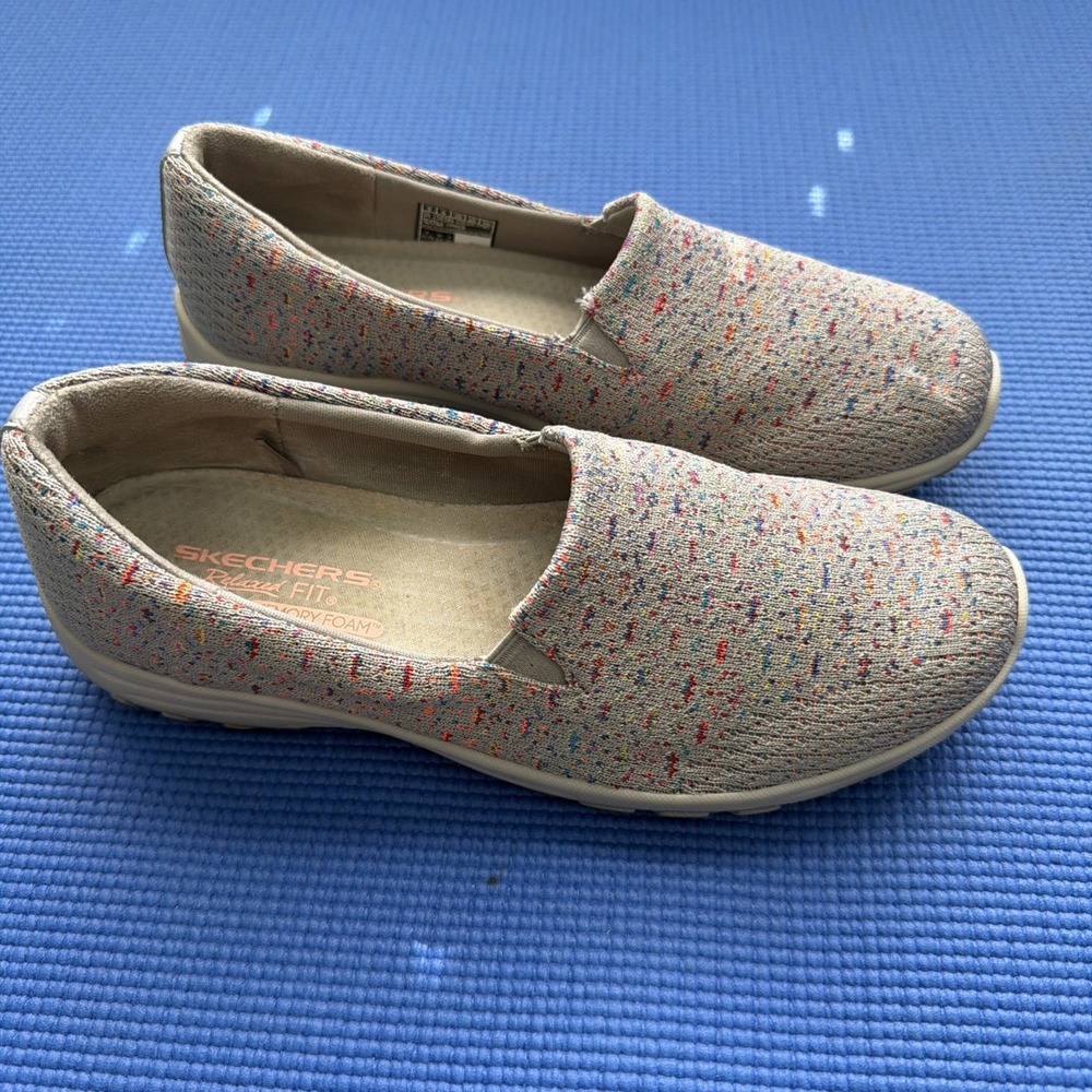 Skechers Relaxed Fit Air Cooled Memory Foam Slip On Multi Color Size 9M